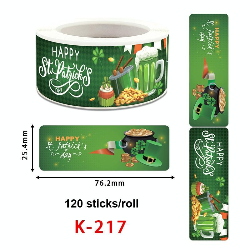10 PCS Four Leaf Clover Festival Adhesive Decorative Stickers(K-217)