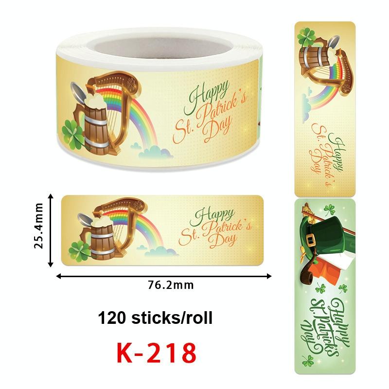10 PCS Four Leaf Clover Festival Adhesive Decorative Stickers(K-218)
