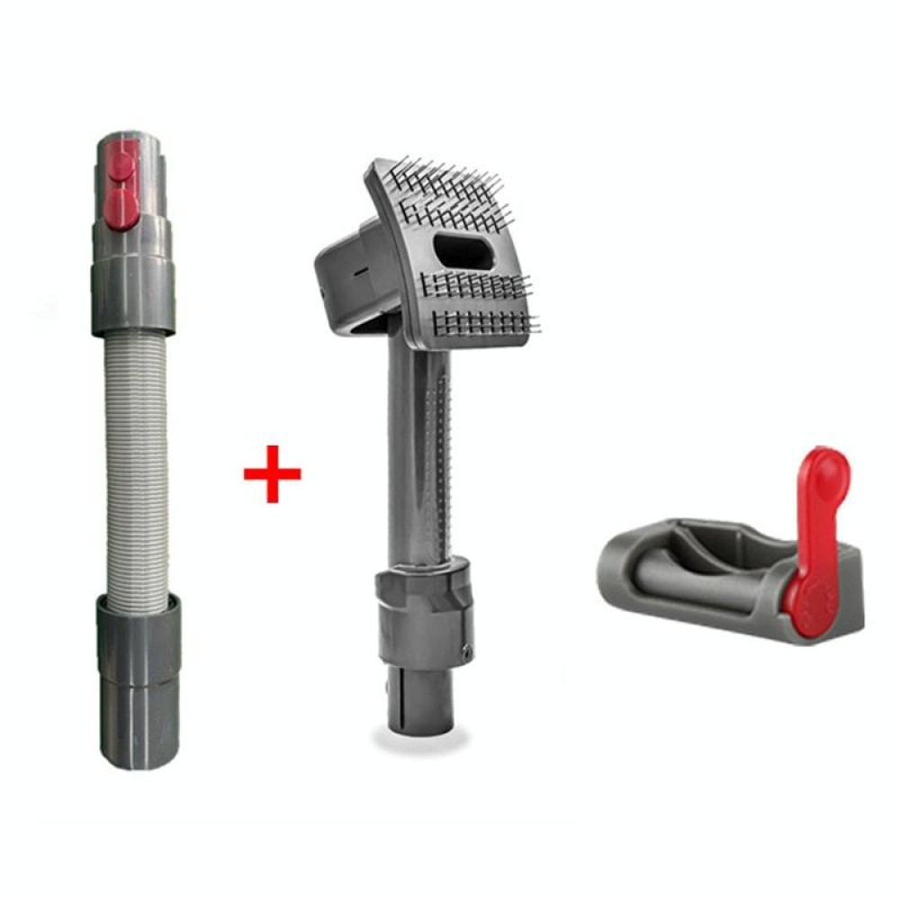 Pet Brush+Hose+Switch Lock Vacuum Cleaner Accessories for Dyson V7 V8 V10 V11