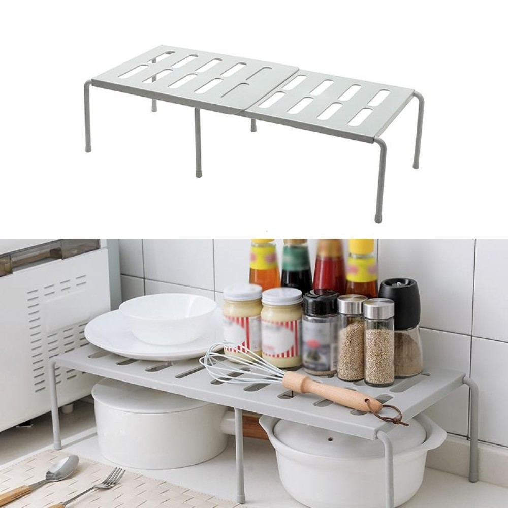 2460 Retractable Multifunctional Kitchen Shelf(Grey)
