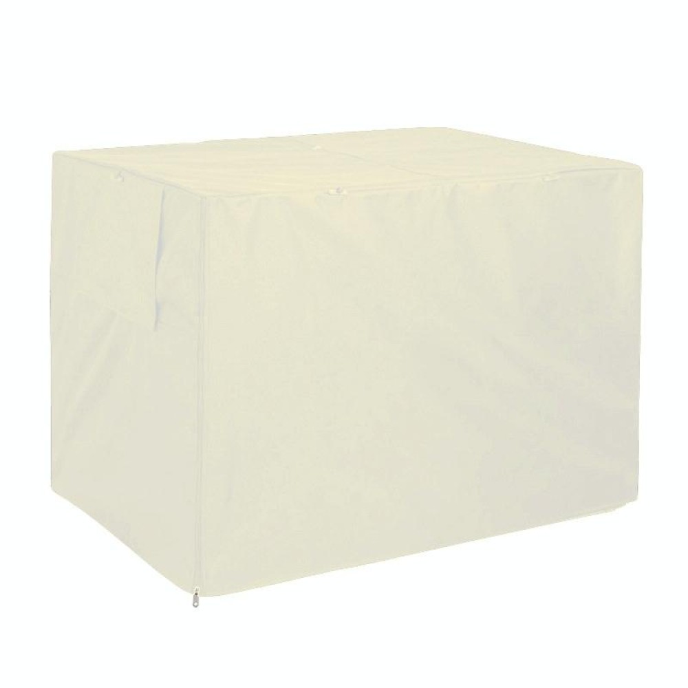 Oxford Cloth Pet Cage Cover Outdoor Furniture Dustproof Rainproof Sunscreen Cover, Size: 63.5x48x50cm(Beige)