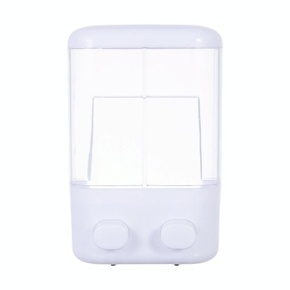 Hotel Bathroom Manual Soap Machine Wall Hanging Paste Transparent Soap, Specification: Double Head