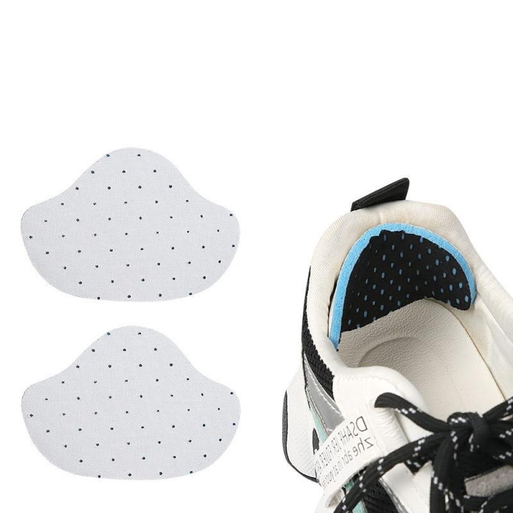 Sneaker Heel Sticker High Heels Soft Anti-abrasion Anti-drop Pad(White L)