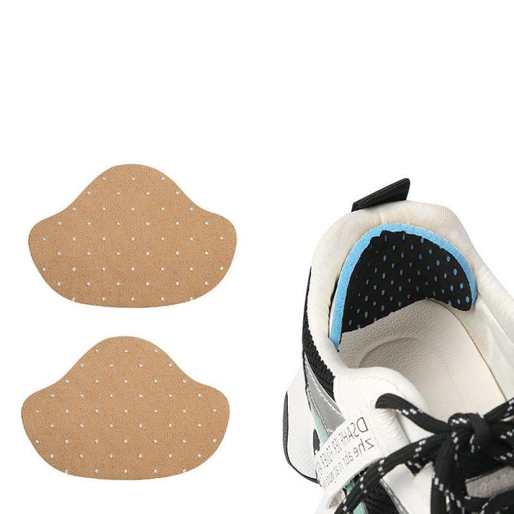 Sneaker Heel Sticker High Heels Soft Anti-abrasion Anti-drop Pad(Brown S)