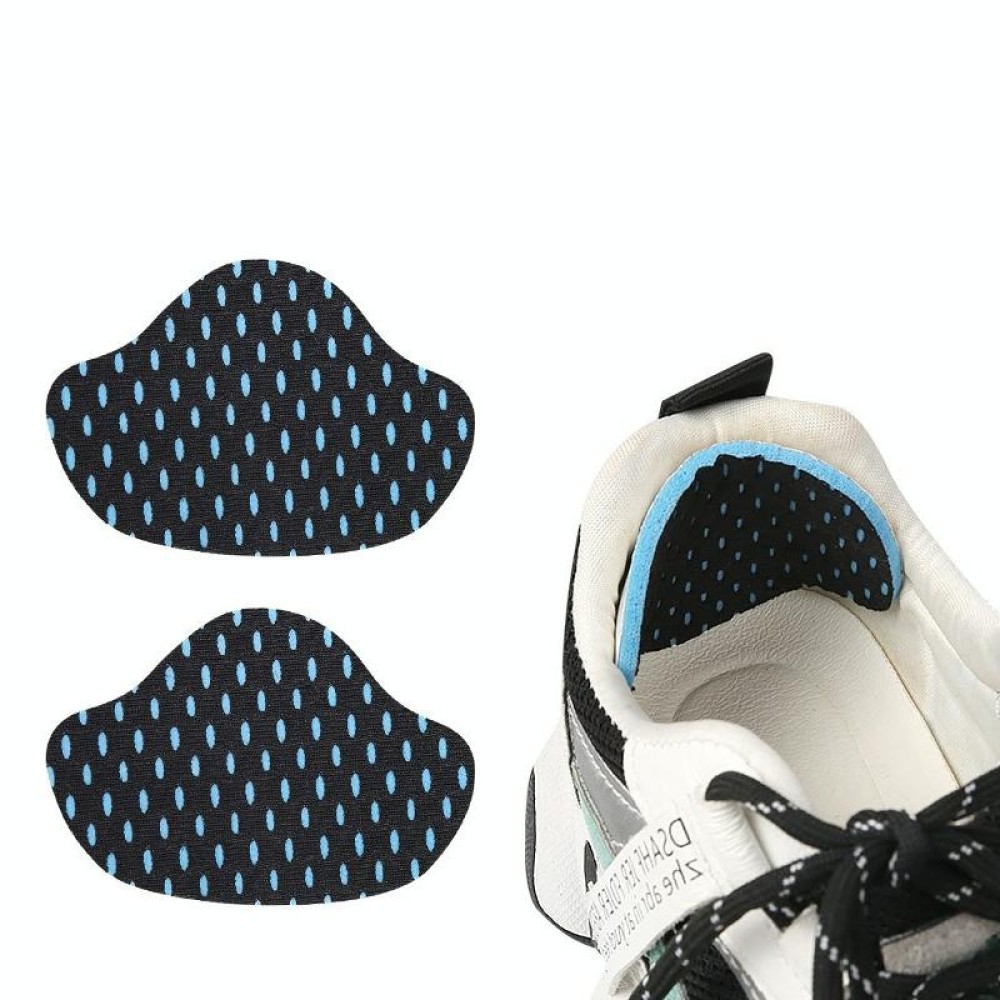 Sneaker Heel Sticker High Heels Soft Anti-abrasion Anti-drop Pad(Black S)