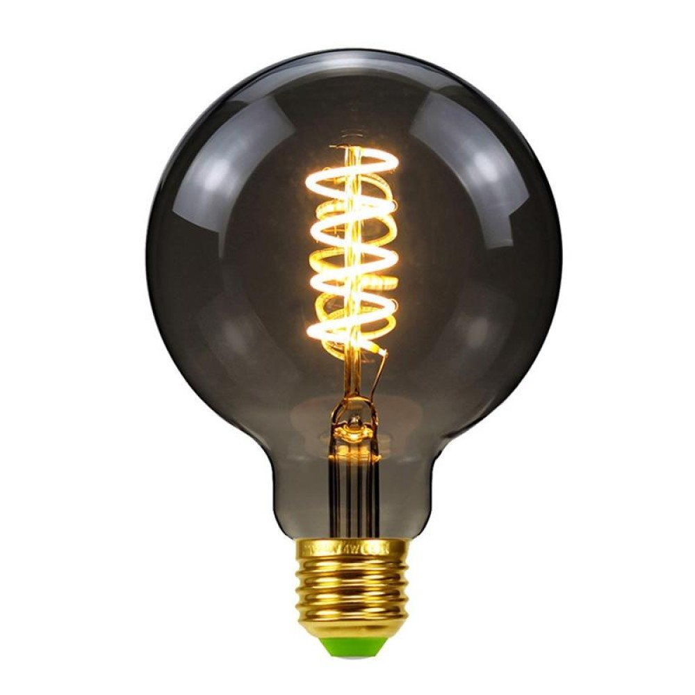 G95 Electroplating Smoke Grey Warm Light LED Bulb Retro Lamp