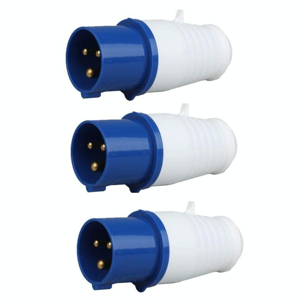 Industrial Plug IP44 Waterproof Aviation Connection Plug, Style: 3 Core 16A