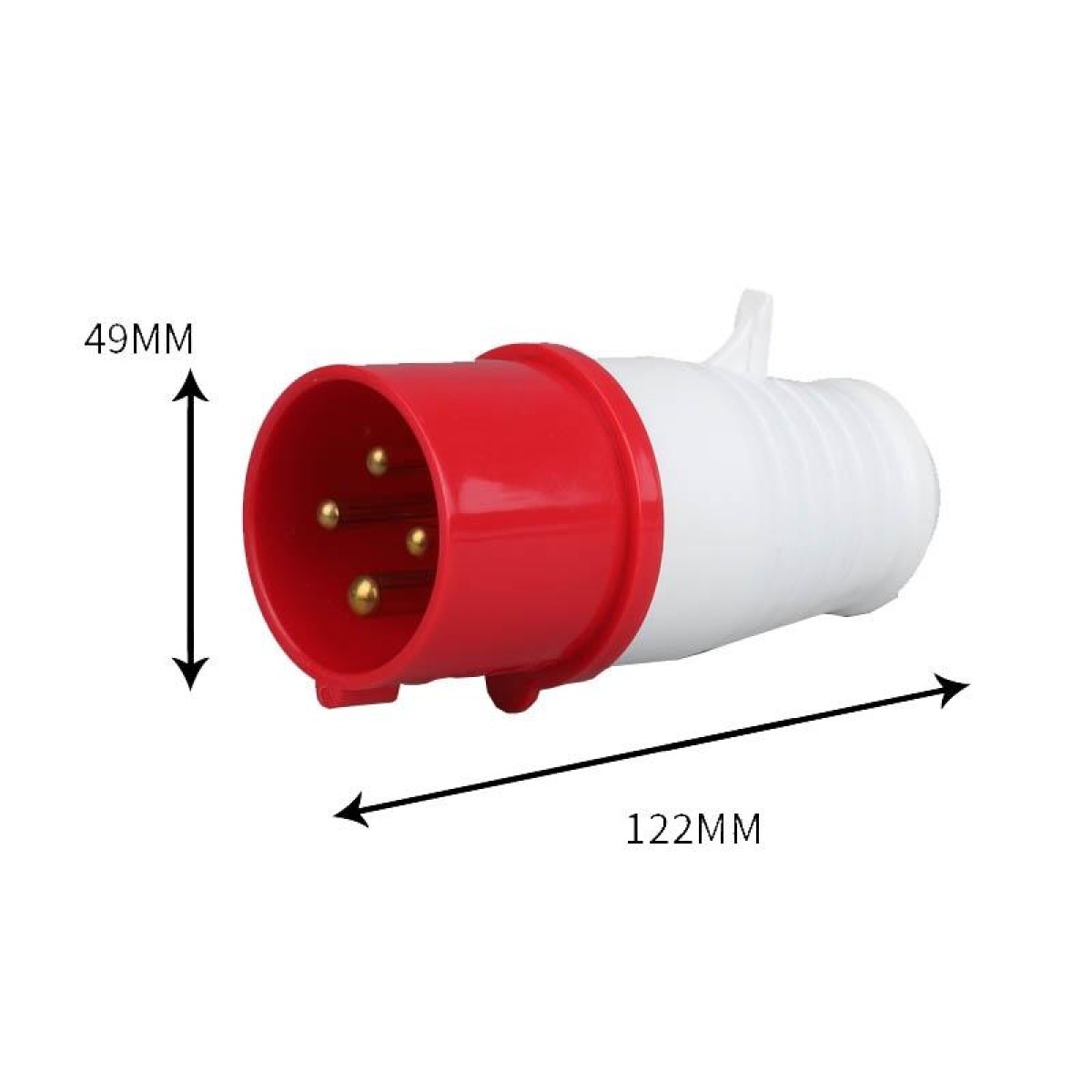 Industrial Plug IP44 Waterproof Aviation Connection Plug, Style: 4 Core 16A