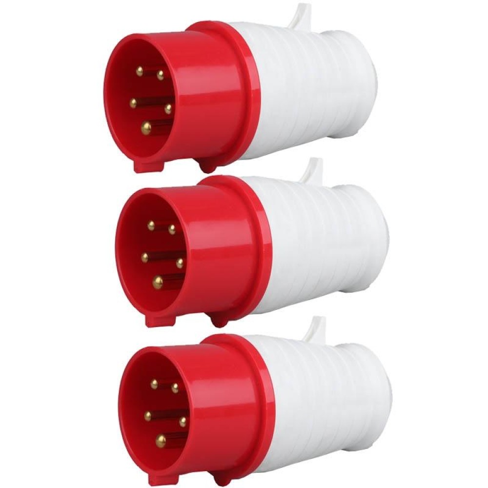 Industrial Plug IP44 Waterproof Aviation Connection Plug, Style: 5 Core 32A