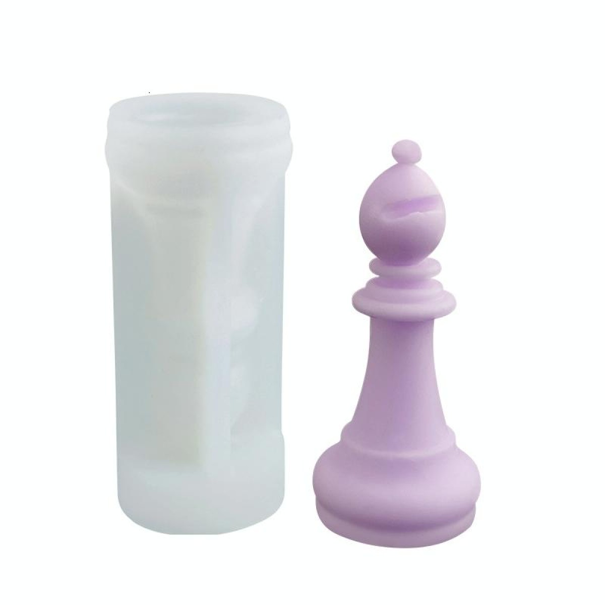 2 PCS Chess Aromatherapy Candle Silicone Mold Crystal Epoxy Mold, Specification: Bishop LZ-19