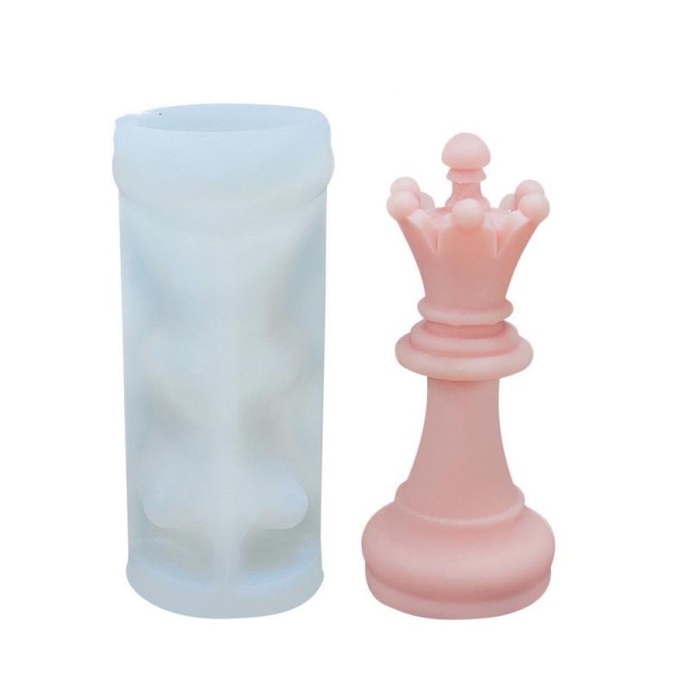 2 PCS Chess Aromatherapy Candle Silicone Mold Crystal Epoxy Mold, Specification: Queen LZ-18