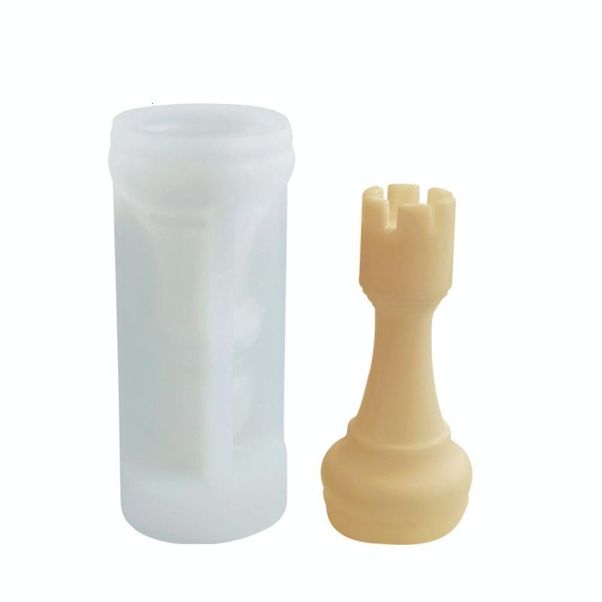 2 PCS Chess Aromatherapy Candle Silicone Mold Crystal Epoxy Mold, Specification: Rook LZ-21