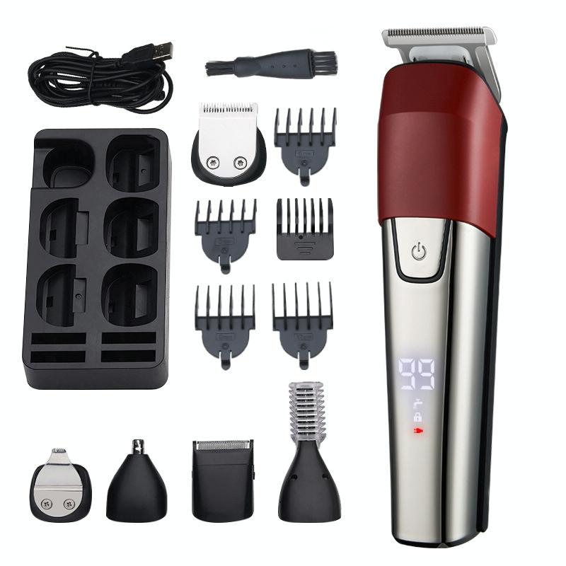 6 in 1 Household Multifunctional Hair Clipper Electric Shaver, Model: Upgrade LK-890