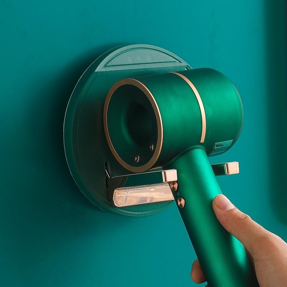 Bathroom Hair Dryer Storage Rack(Green)
