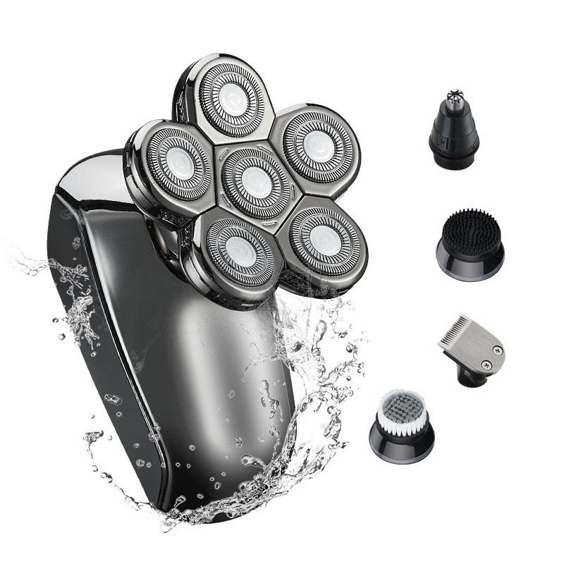5 in 1 Multifunctional IPX7 Waterproof Six-blade USB Electric Shaver, Specification: