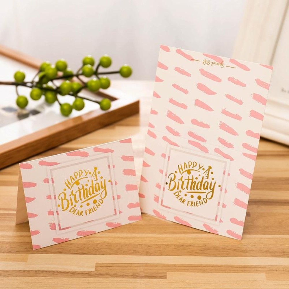 50 PCS Hot Stamping Embossed Birthday Card(3)
