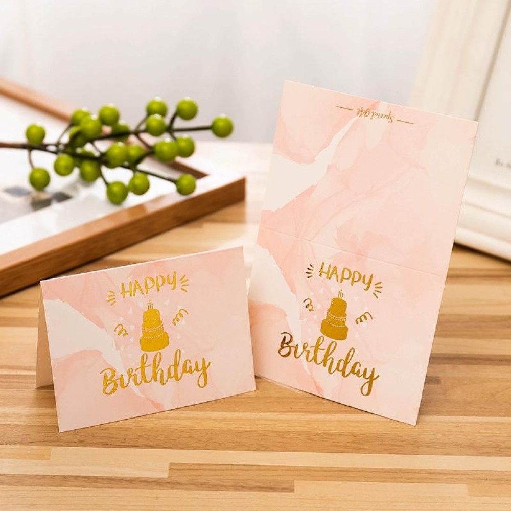 50 PCS Hot Stamping Embossed Birthday Card(4)