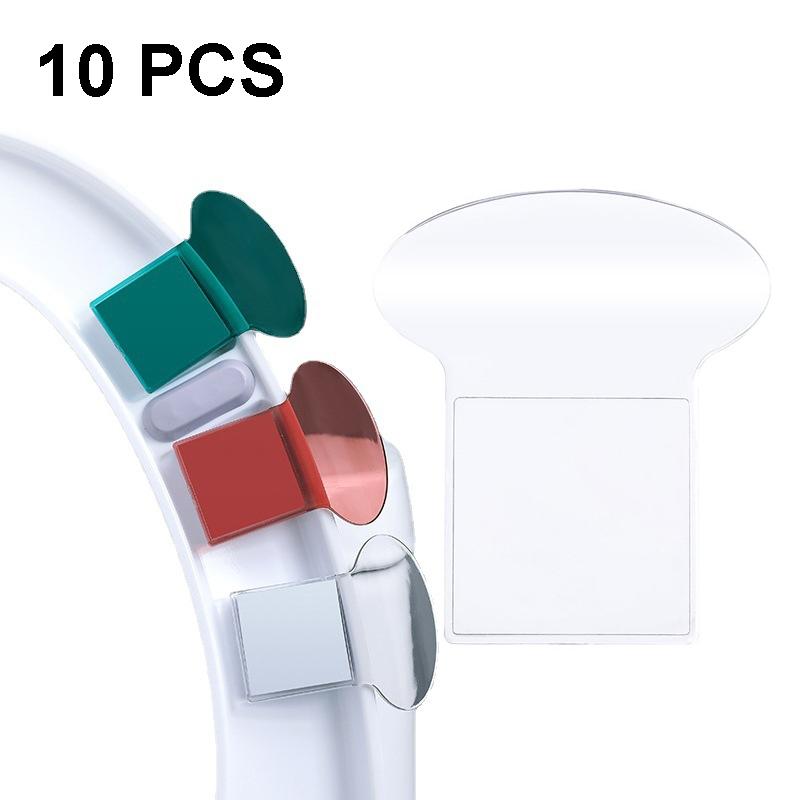 10 PCS Toilet Lid Lifter Convenient Toilet Lid Handle(Transparent)