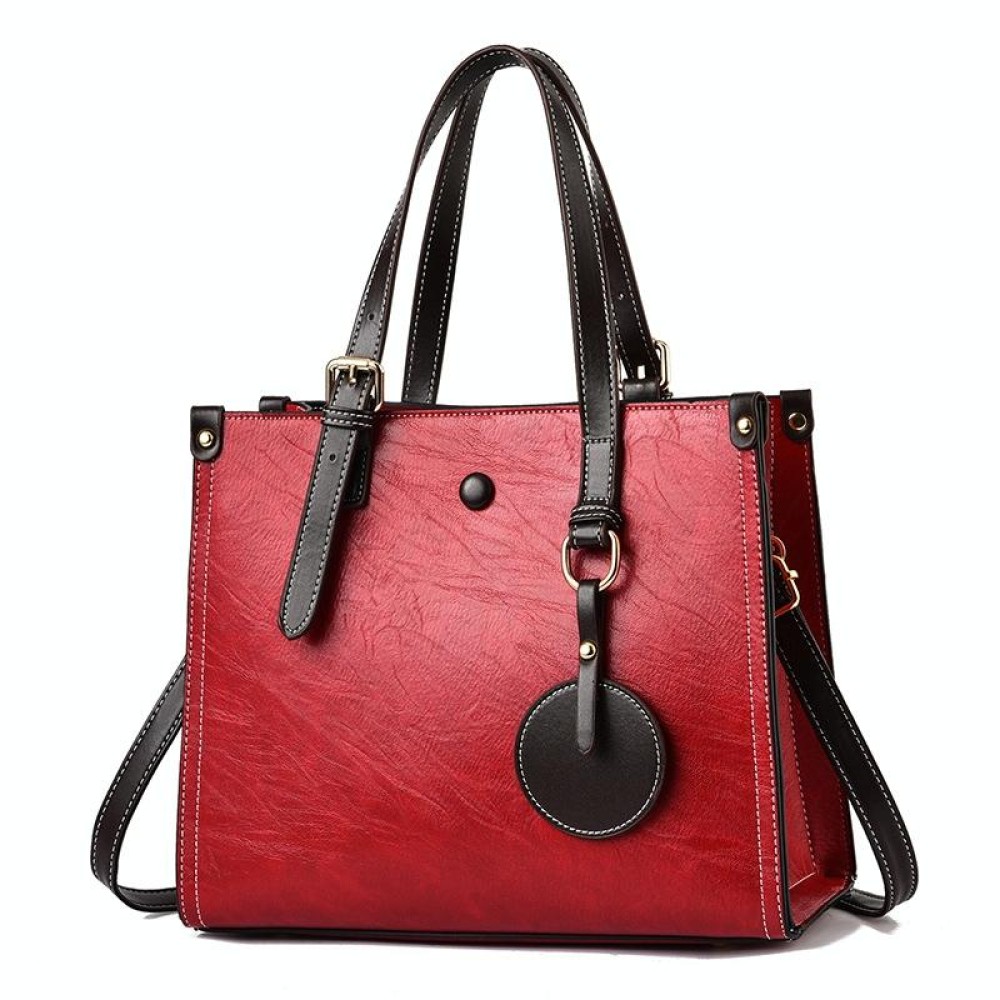 1688 Multifunctional Vintage Ladies Handbag(Red)