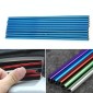 10pcs/pack Car Air Conditioner Vent U-Shaped Electroplating Decorative Strip(Plating Blue)