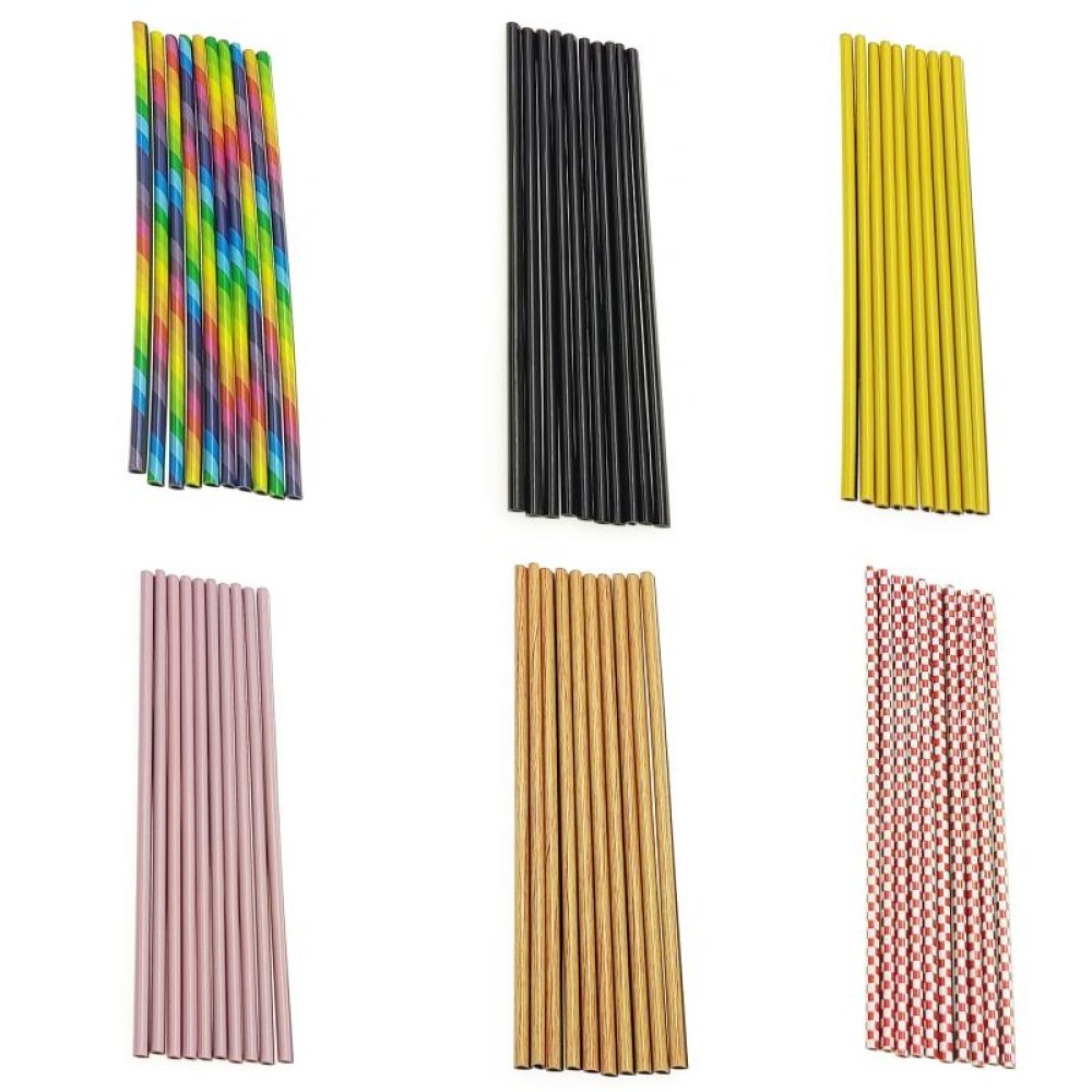 10pcs/pack Car Air Conditioner Vent U-Shaped Electroplating Decorative Strip(Plating Yellow)