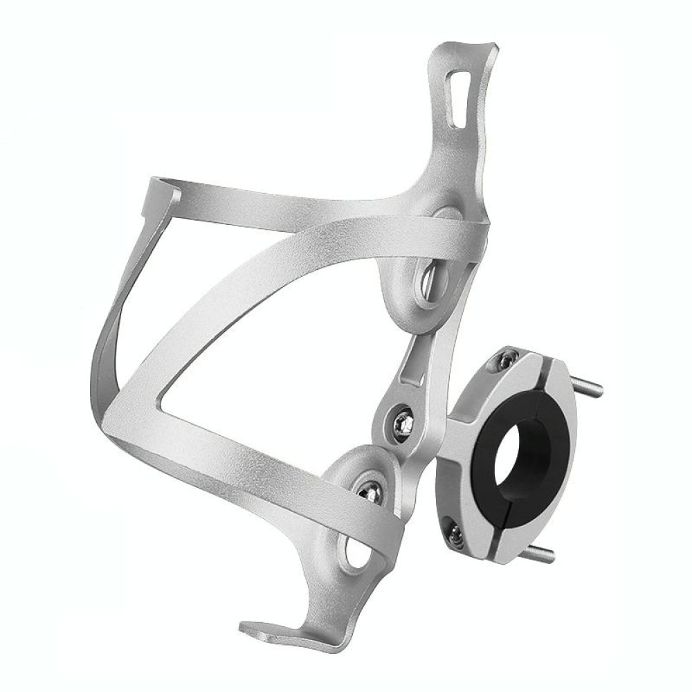 Bicycle Aluminum Alloy Kettle Frame(Silver Bilateral With Base)