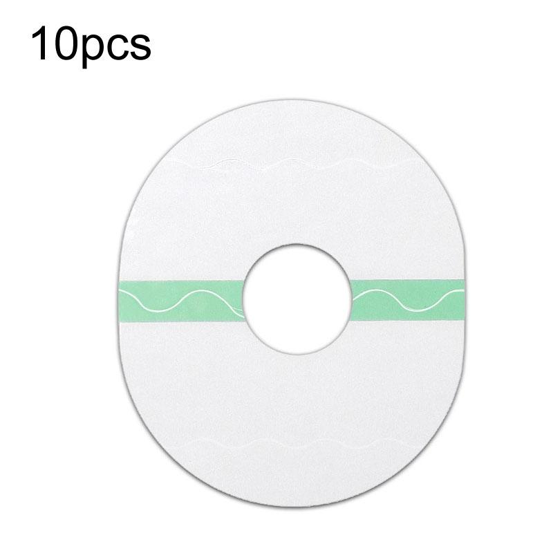 10 PCS Fixed Small Sensor TPU Transparent Adhesive Patch(Oval)