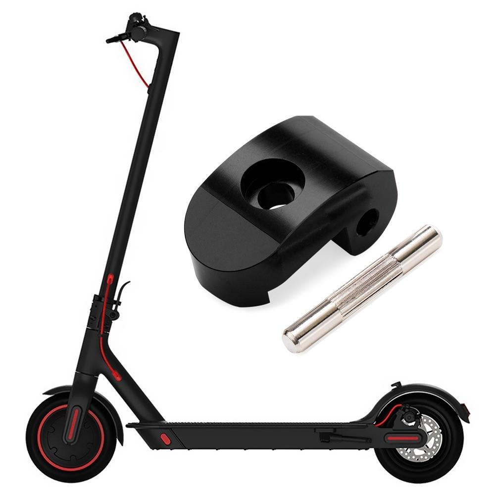 High-density Alloy Steel Electric Scooter Folding Hook for Xiaomi M365 / Pro,Style: Black +1 Dowel