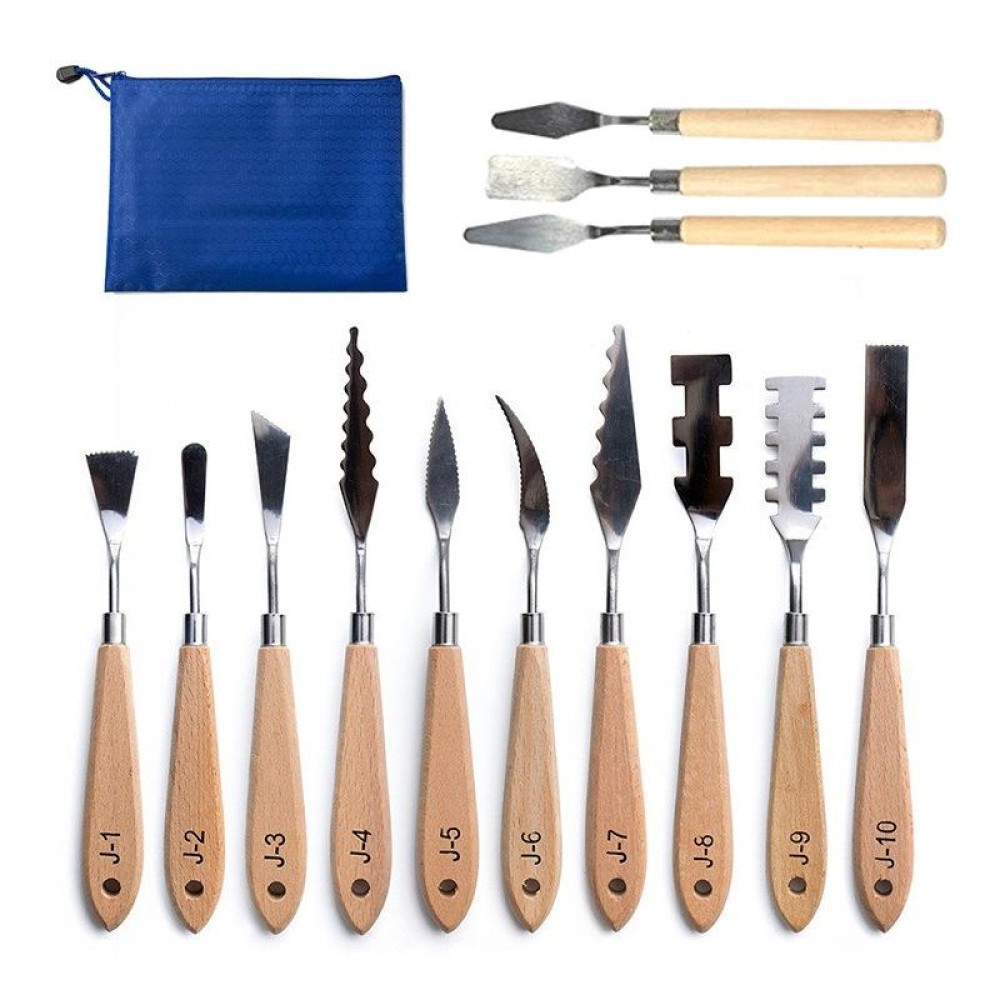13 In 1 Oil Painting Special-shaped Scraper Painting Creation Art Palette Knife