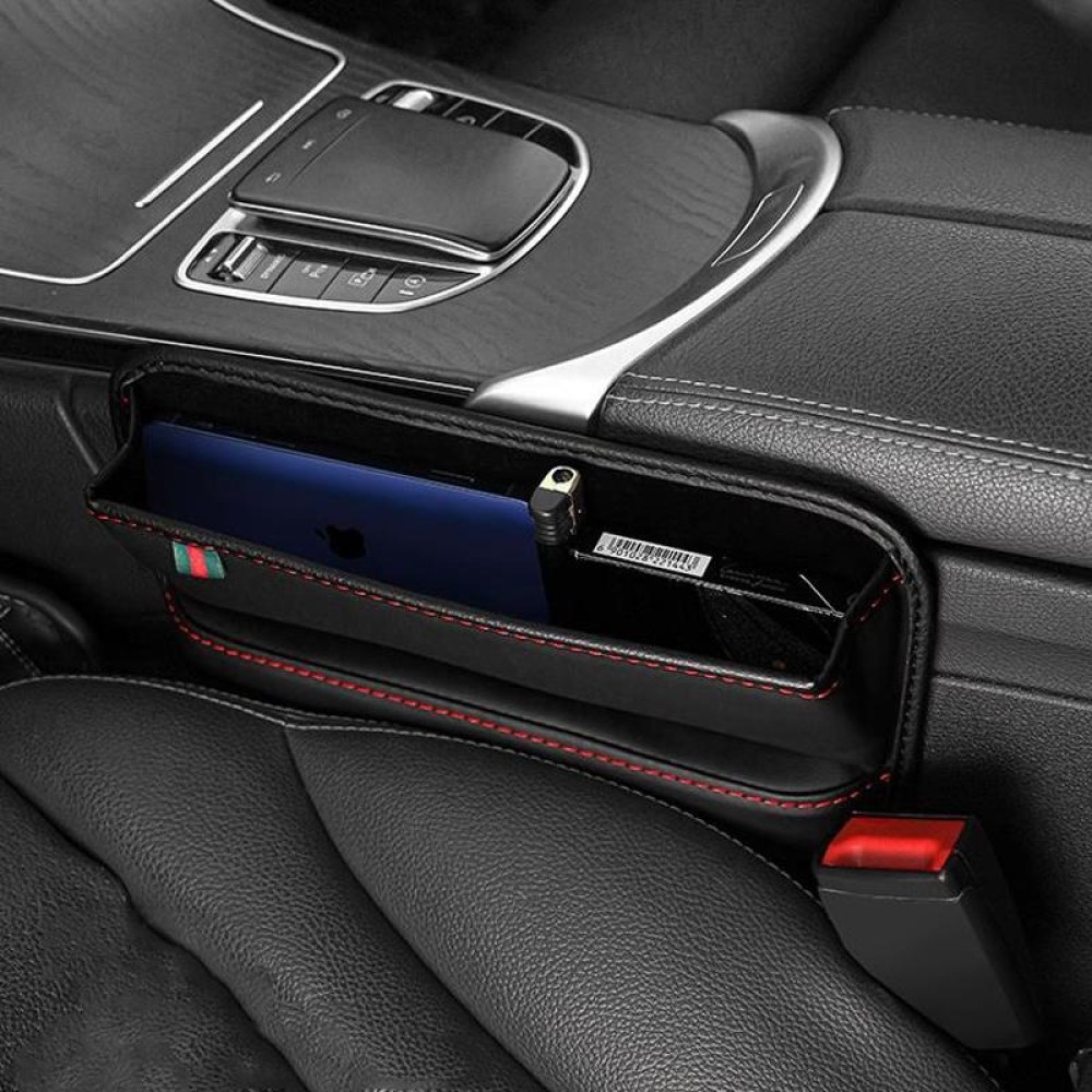 Car Seat Sewing Box Central Control Slot Storage Bag(Black)