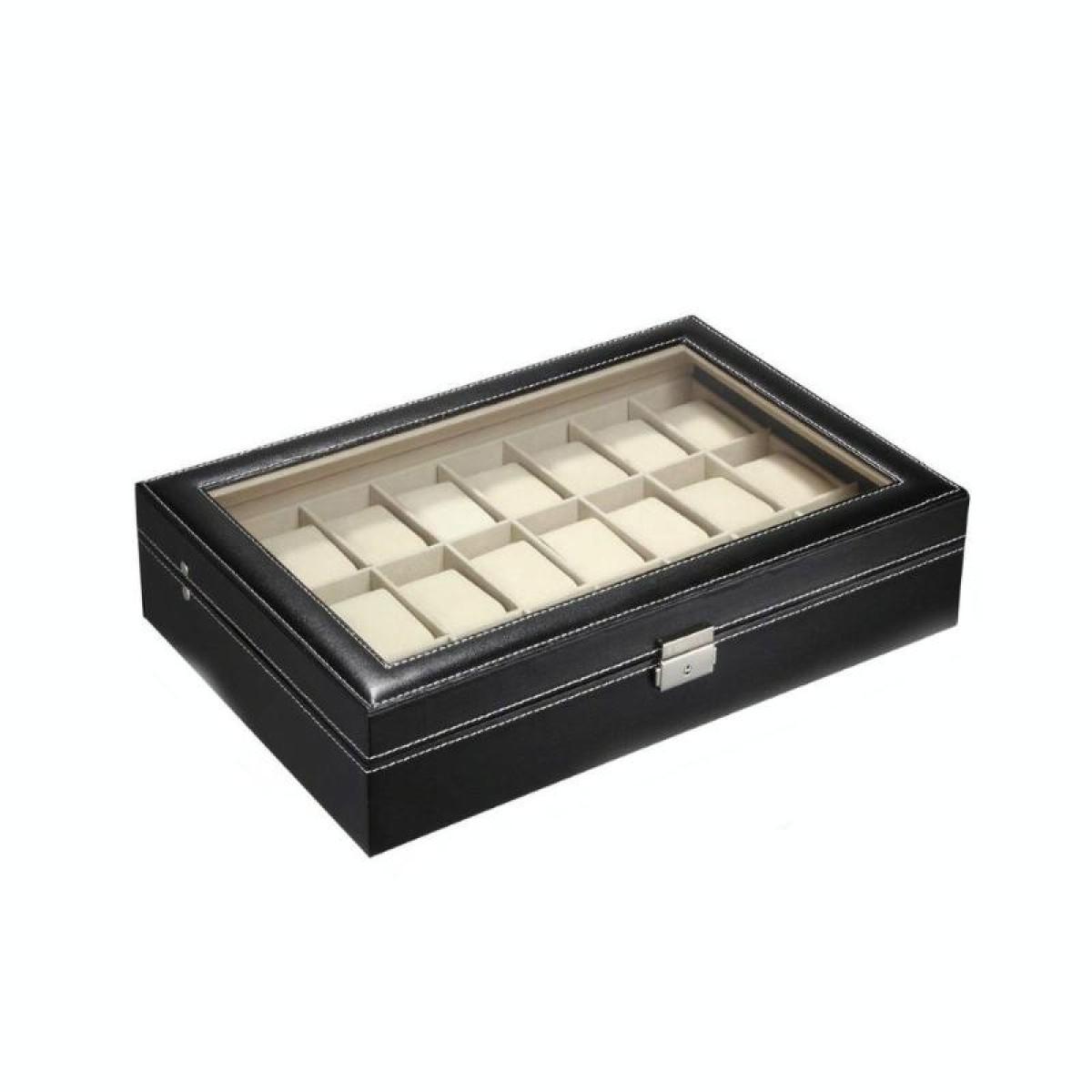 24 Bit PU Leather Watch Storage Box Display Box