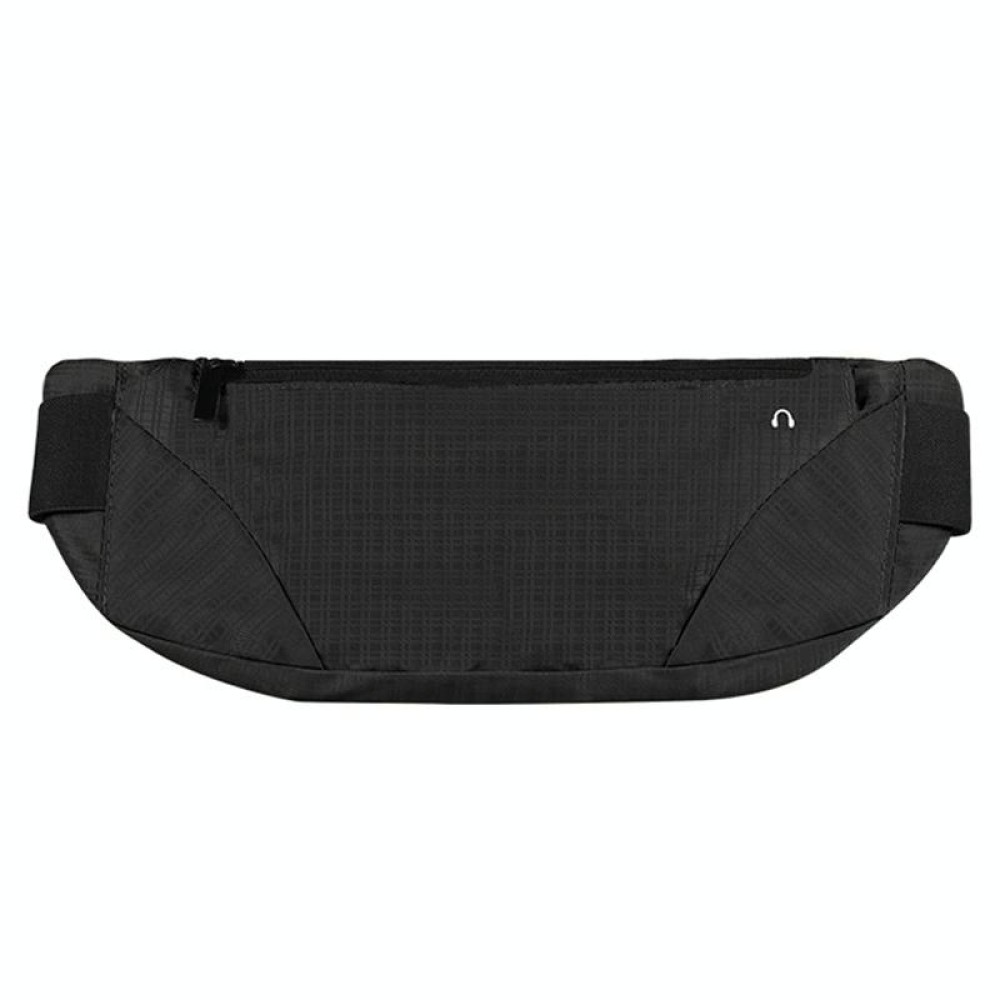 Outdoor Sports Running Ultra-light Large-capacity Close-fitting Phone Waist Bag(Black)