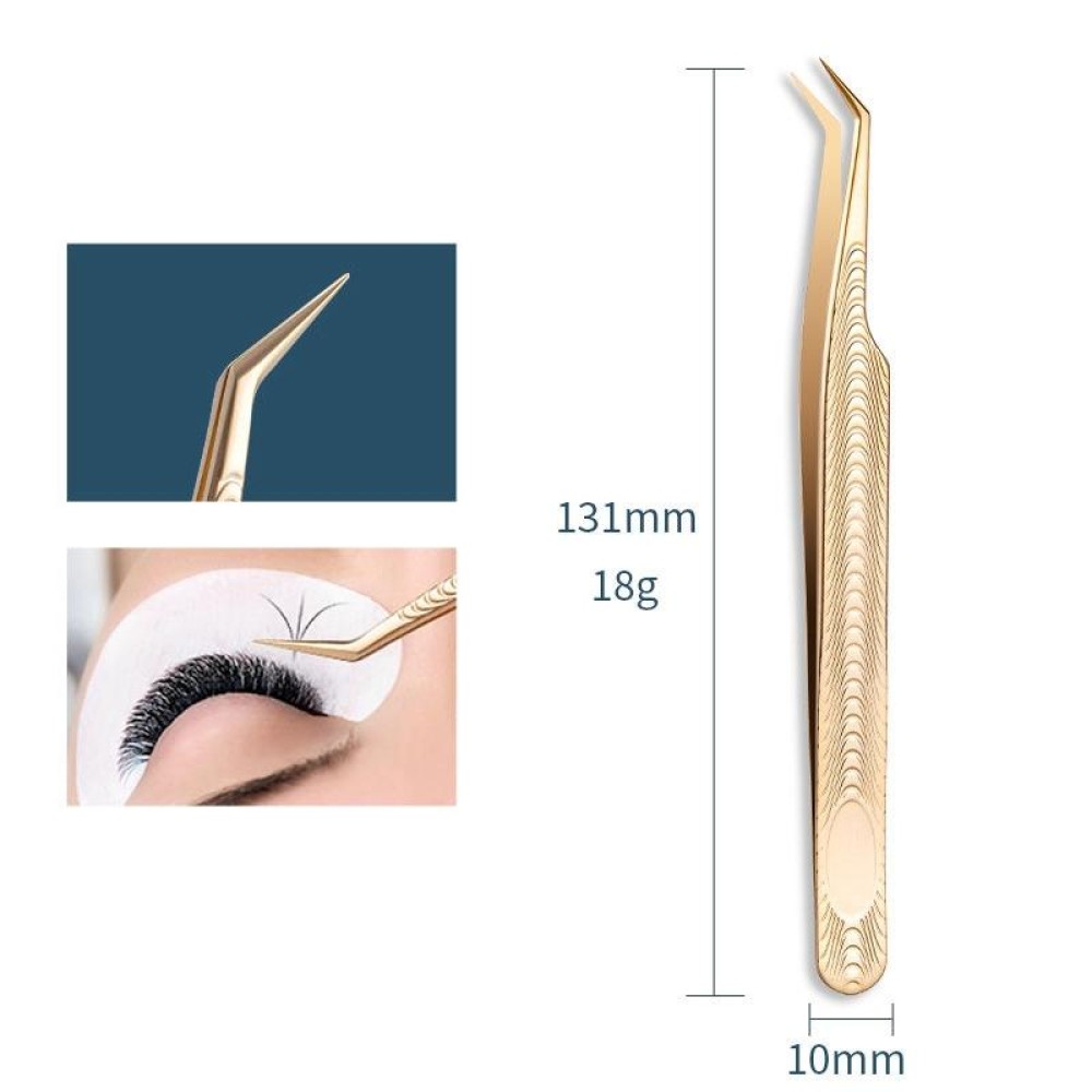 Eyelash Clip Eyelash Tweezers High Precision Eyelash Extension Tool(Princess Tweezers)