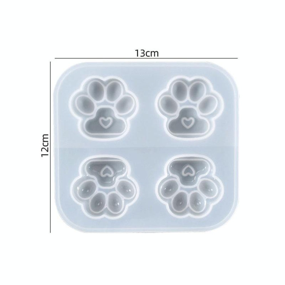01 Love Cat Claw DIY Crystal Epoxy Jewelry Silicone Mold