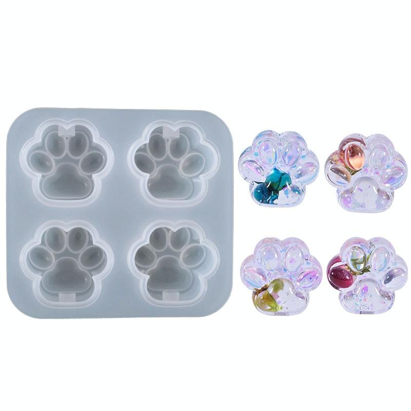 03 Lamp Trough Cat Claw DIY Crystal Epoxy Jewelry Silicone Mold