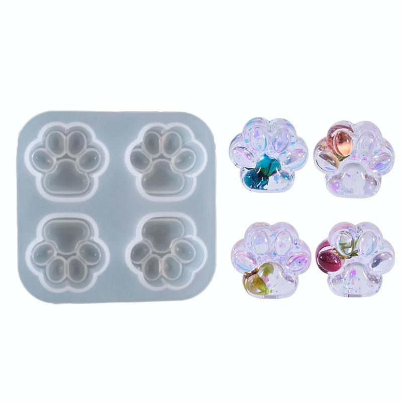 04 Little Cat Claw DIY Crystal Epoxy Jewelry Silicone Mold