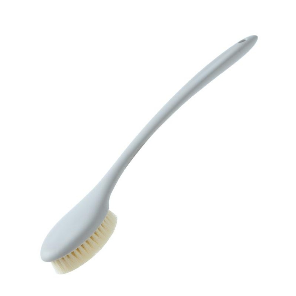 Long Handle Soft Hair Bathing Brush Nylon Hair Massage Brush(Grey)