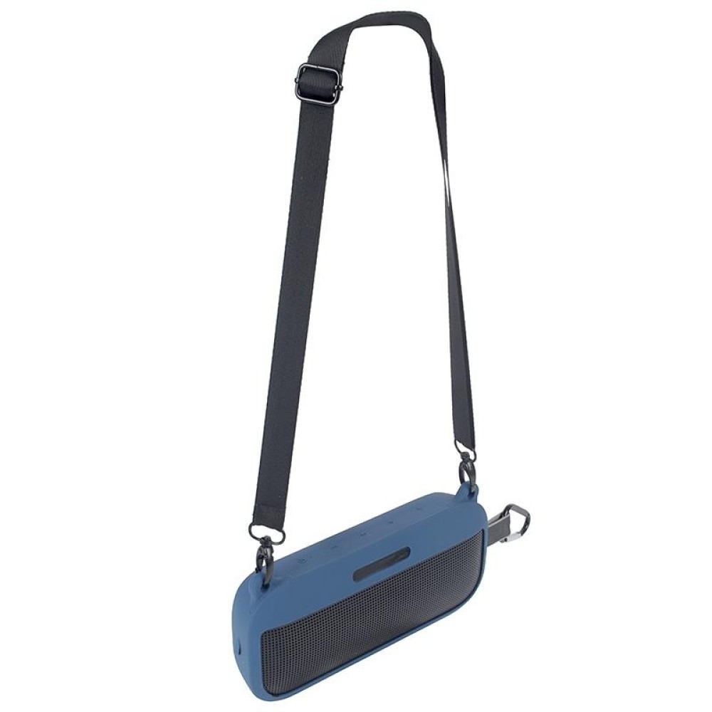 Speaker Silicone Protective Cover For Bose Soundlink Flex(Dark Blue)