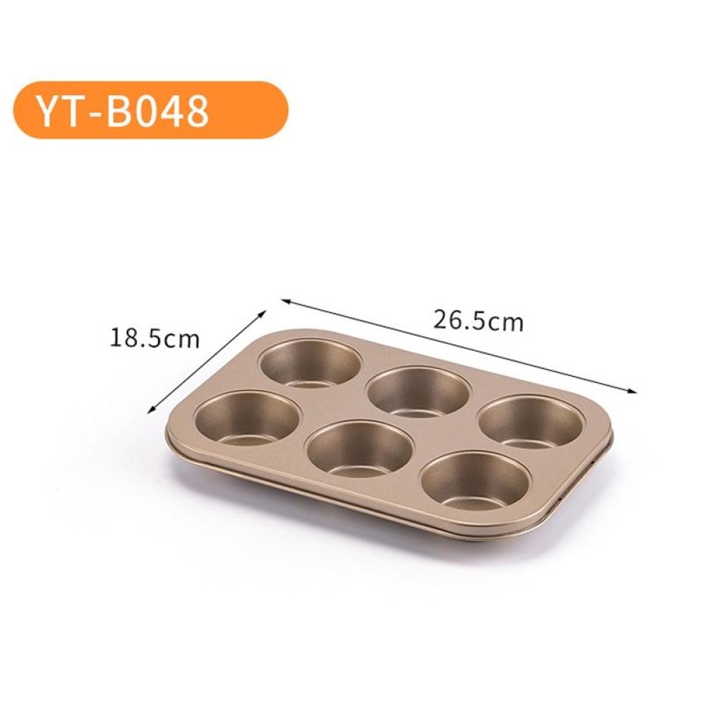 Oven Carbon Steel Cake Sandwich Bakeware, Specification: YT-B048-Gold