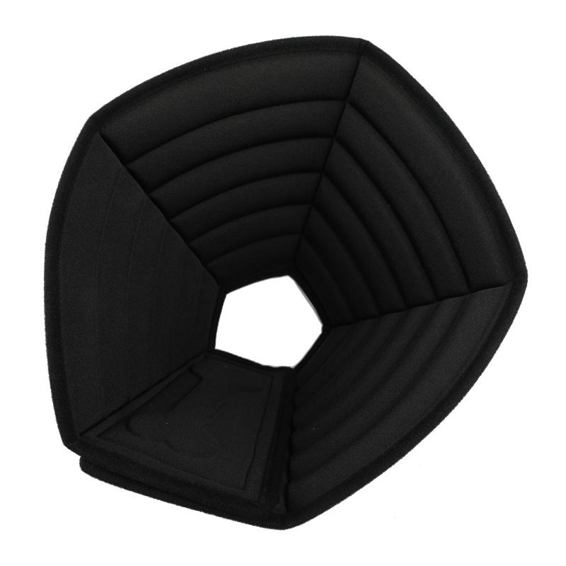 Pet Grooming Anti-Bite Neck Ring, Specification: M(Black)