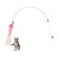Wire Funny Cat Stick With Bell Cat Toy, Style: Fish
