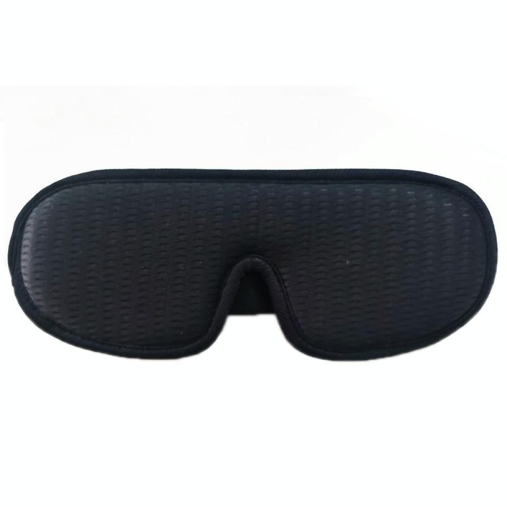 3D Breathable Shading Eye Protection Sleep Eye Mask(Black)