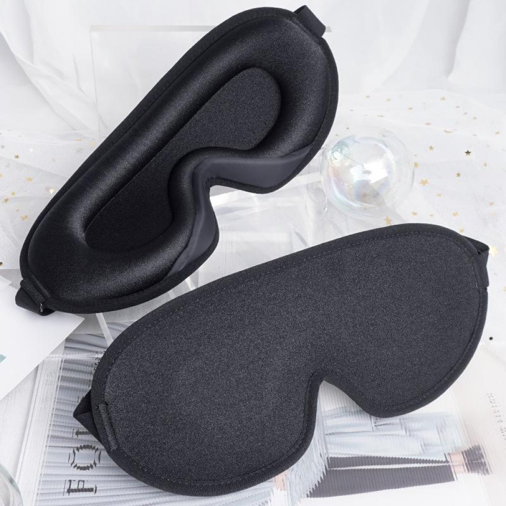 Three-Dimensional Breathable Hollow Sleep Shading Eye Mask, Specification: Black