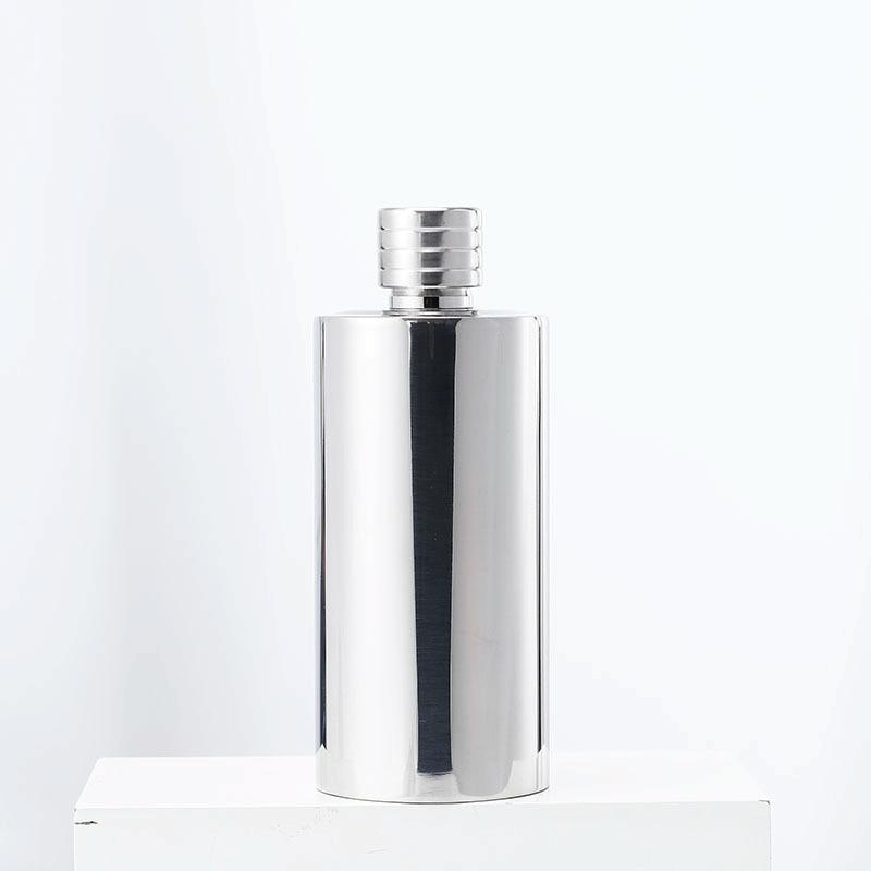 1000ml Outdoor Wine Pot 304 Stainless Steel Cylindrical Hip Flask, Color: Mirror  Surface
