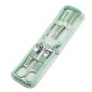 Stainless Steel Nail Clipper Nail Art Tool Set, Color: 7 PCS/Set (Green)
