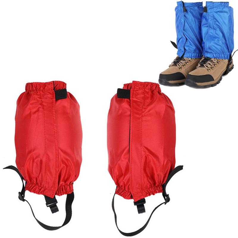 04 Outdoor Short Mountaineering Anti-Snow Leg Covers(Red)