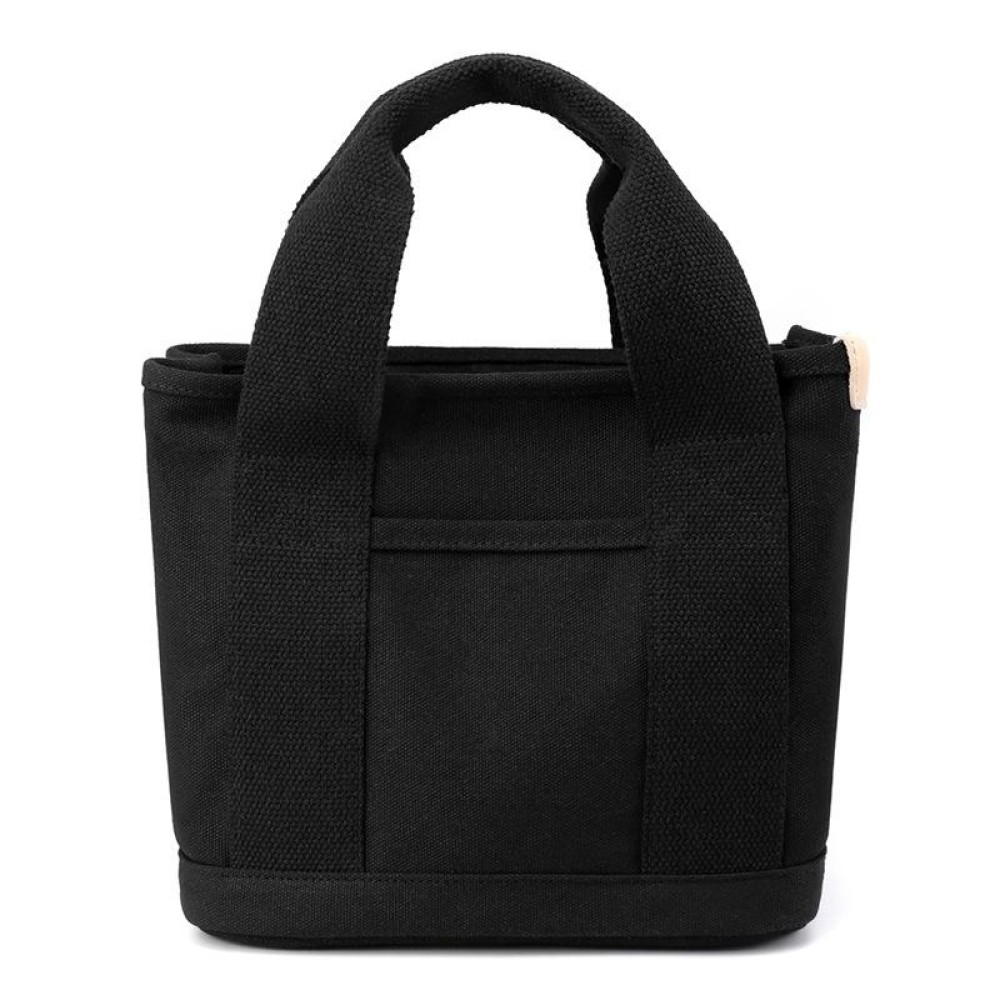 2110 Three-dimensional Multi-compartment Shoulder Bag Handbag(Black)