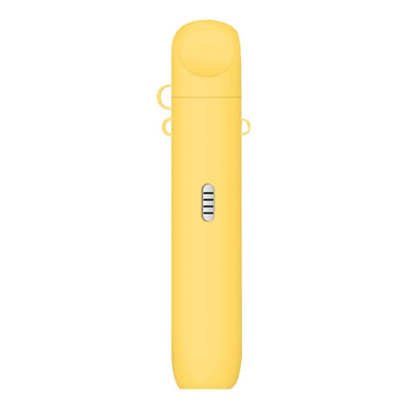 Cigarette Rod Transparent Protective Case For Relx 5 Generation(Bright Yellow)
