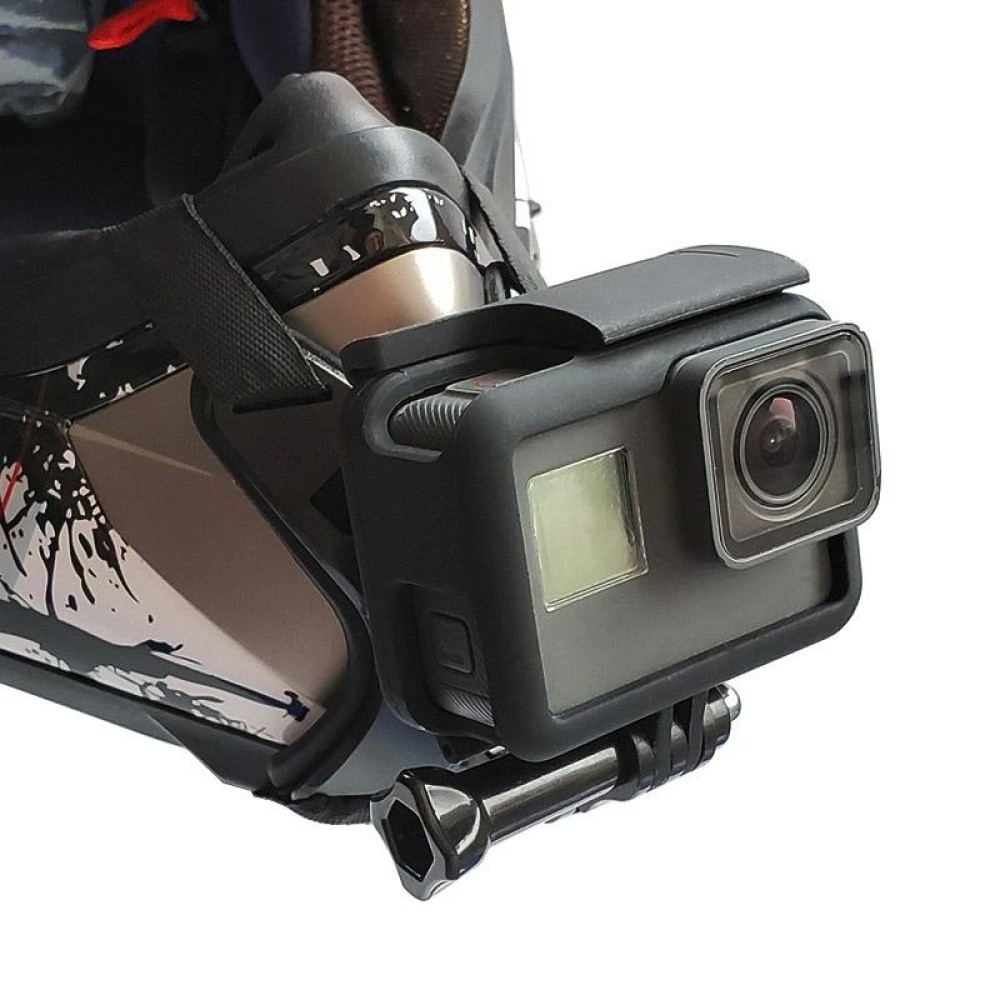 TUYU Motorcycle Helmet Chin Action Camera Mobile Phone Mounting Bracket Black Bracket