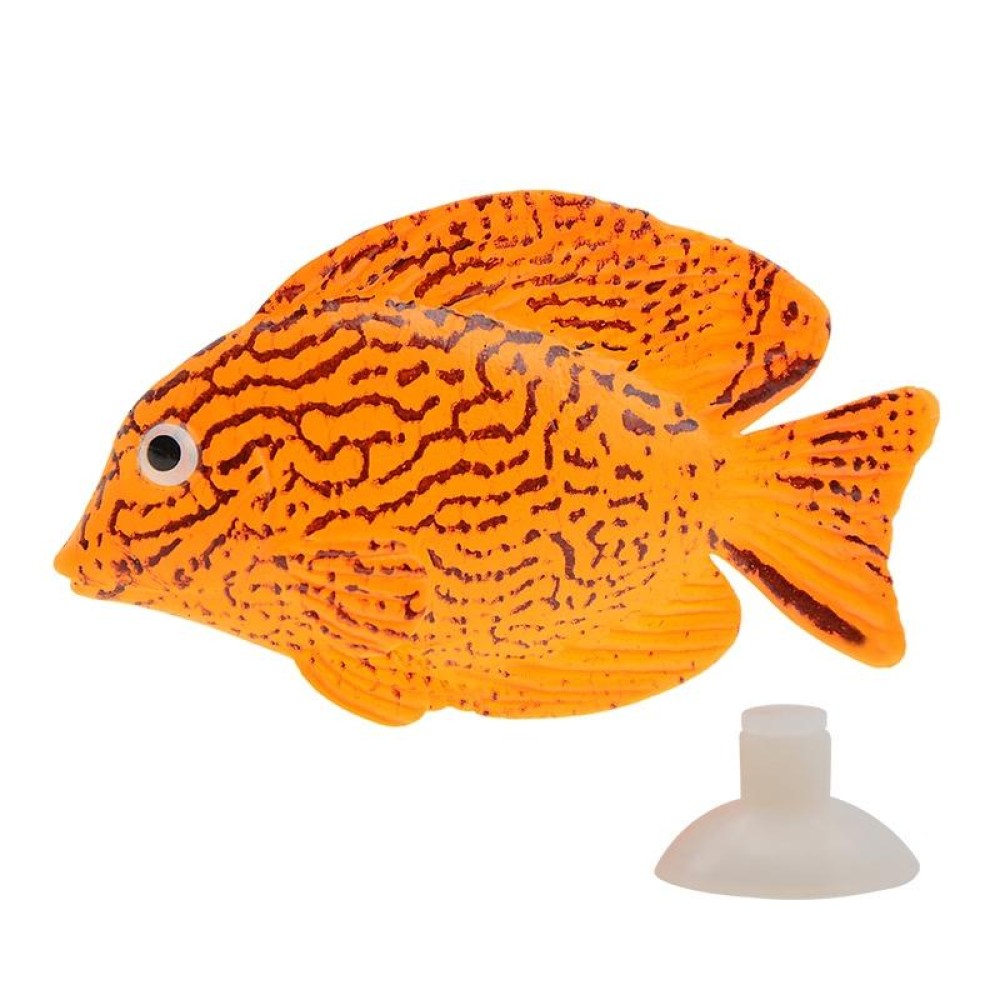 Simulation Luminous Tropical Fish Tank Landscaping Fake Decorations(F04 Hanging Fish)